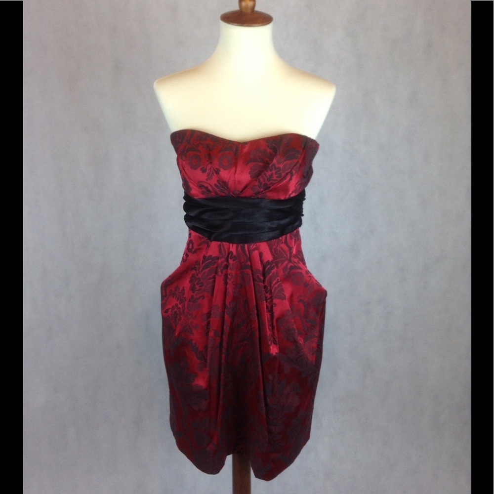 Strapless Pocket Dress